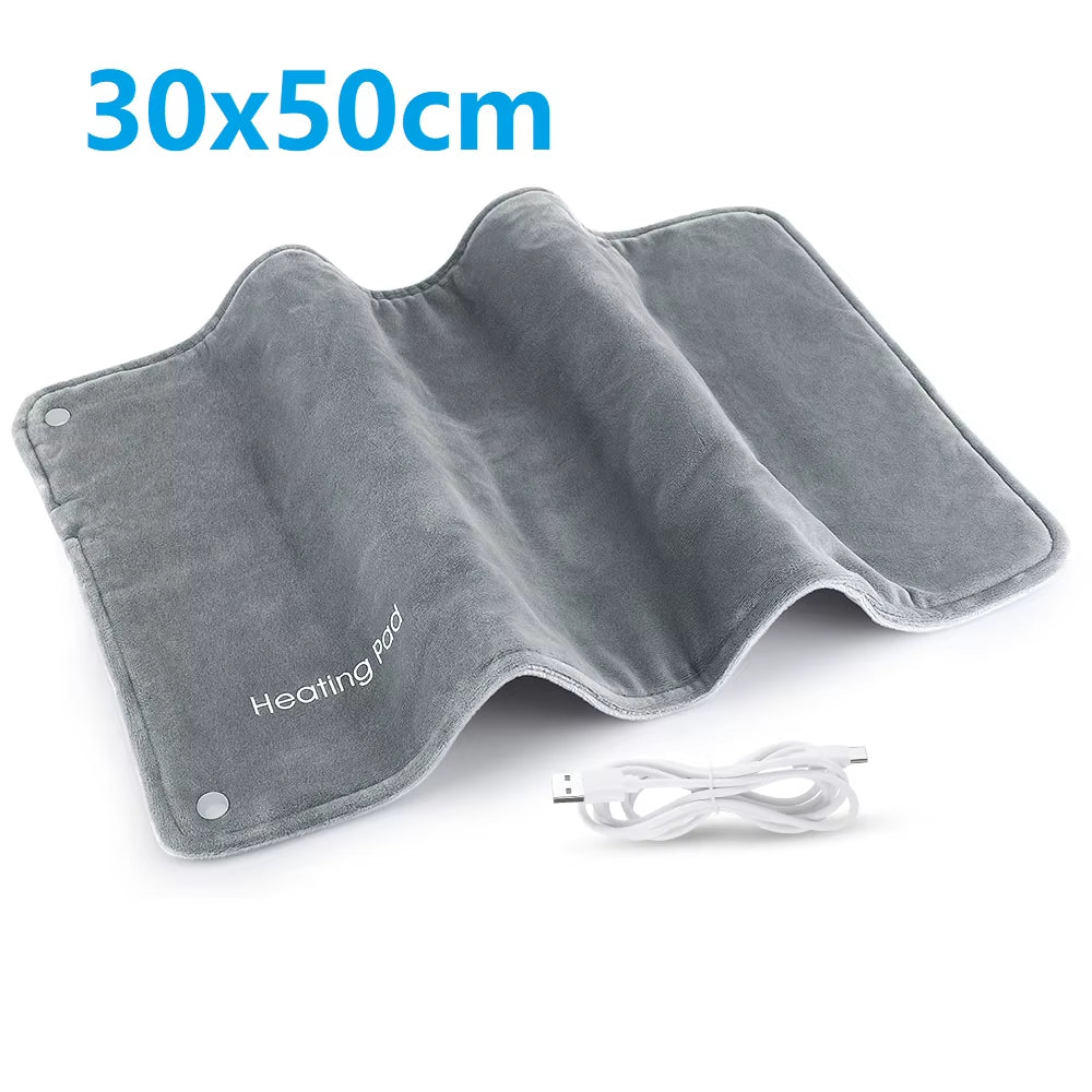 30*50Cm Heating Pad 50℃ Heat Graphenethermostat Hand Warmer Winter Office Hand Warming Artifact Hand Warming Bag for Body Pad