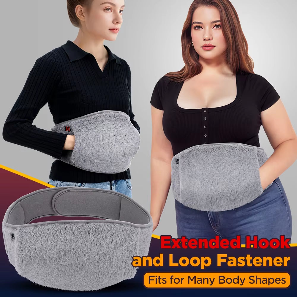 Menstrual Heating Abdomen Belt Heat Period Pain Relief Portable Heating Pad Warming Belt Hand Warmer Stomach Heating Belt